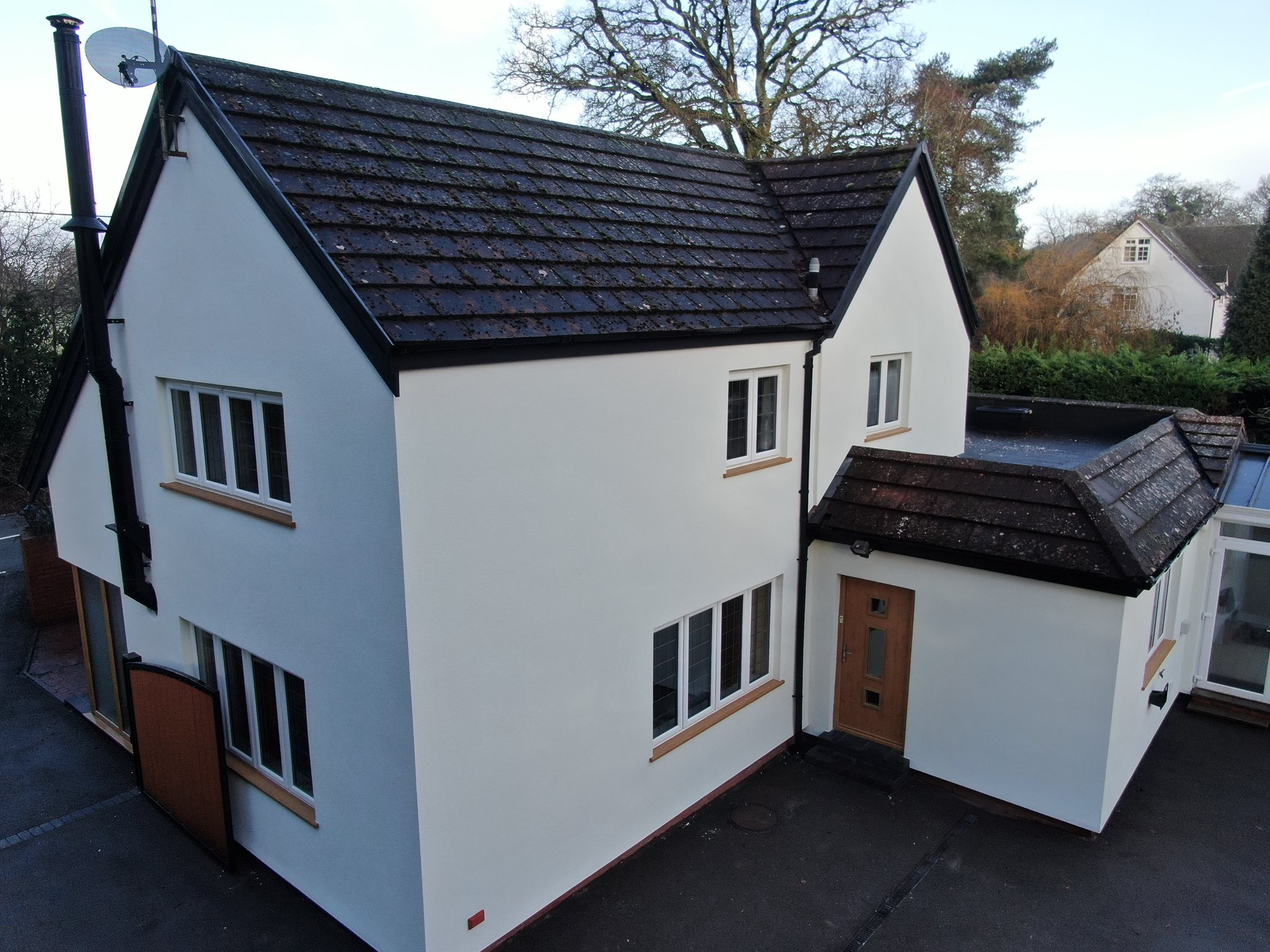 Pebbledash strip, full re-render with EWI
